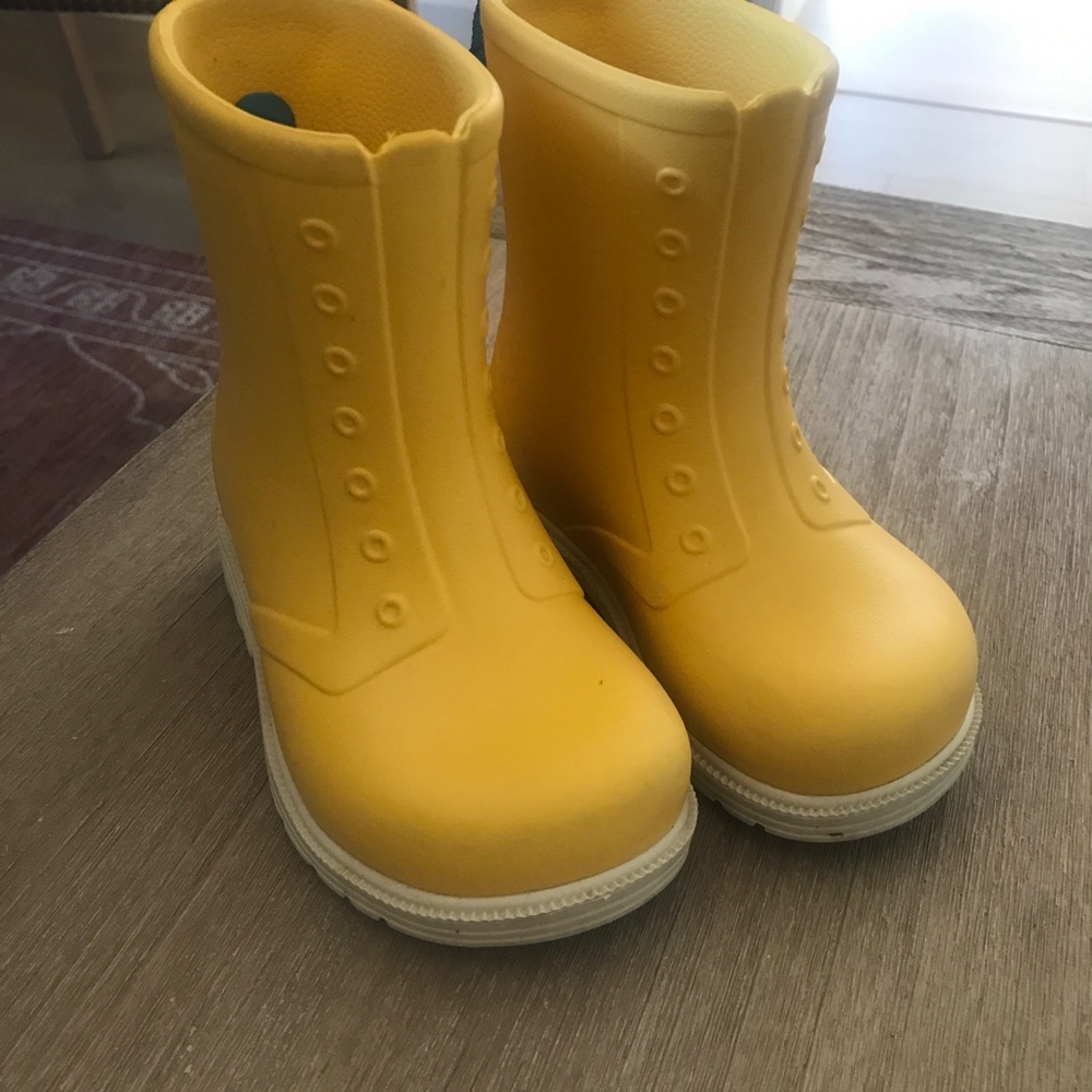 Kids/Toddler Native Rainboots Yellow Sz 9